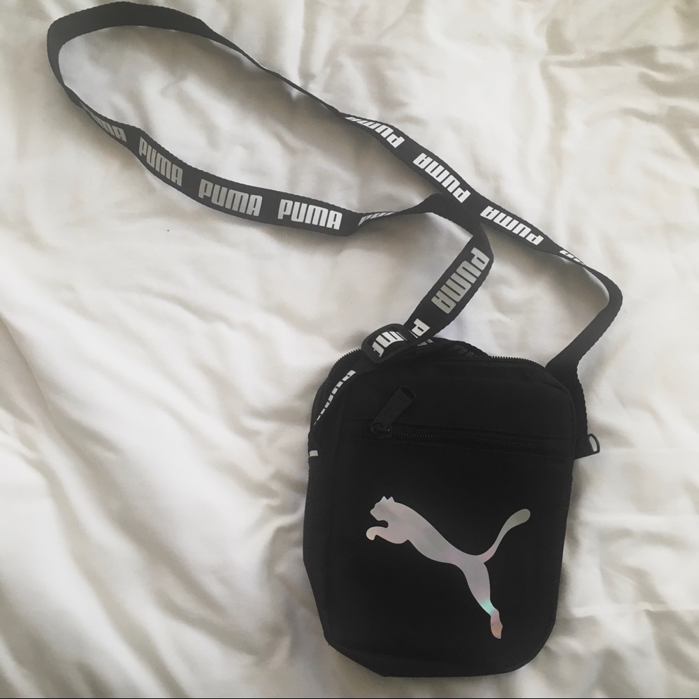 Puma Crossbody Bag with Holographic Logo